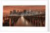 Manhattan skyline with groynes by Assaf Frank